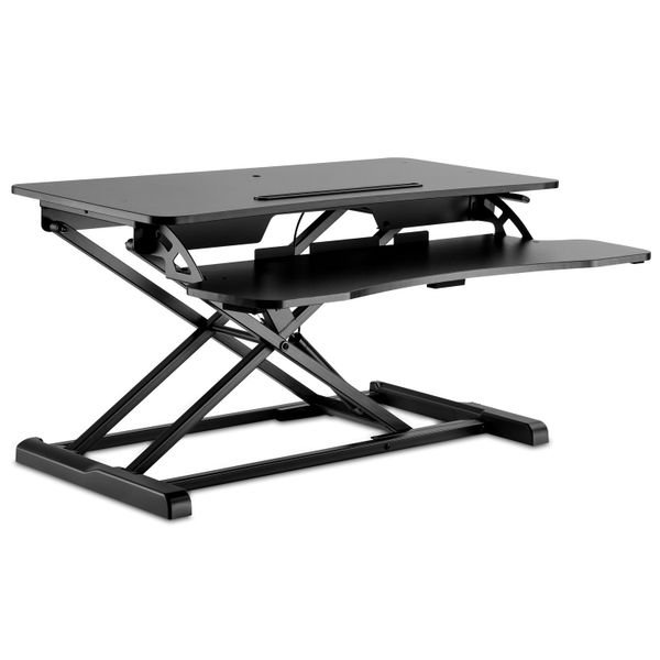 DT2SSB-1E sit stand essential workstation up to 33 lbs 15 kg adj h gt