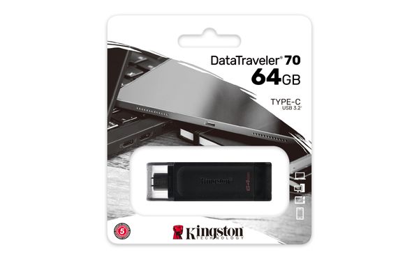 DT70_64GB memoria 64gb datatraveler 70 kingston usb c 3.2