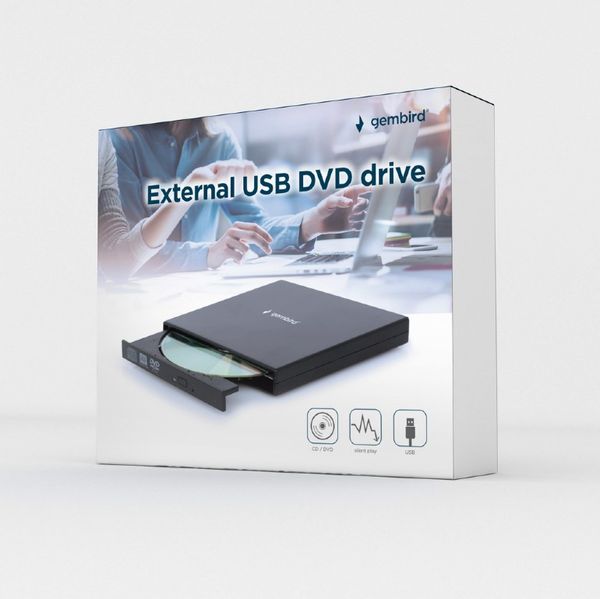 DVD-USB-04 dvdrw ext gembird negro