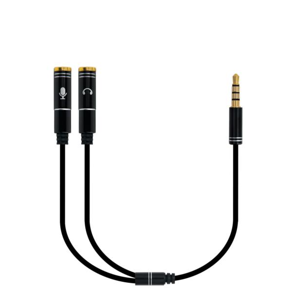 EC1641 ewent cable audio jack 3.5 m 2 jack 3.5 h 0.30mt
