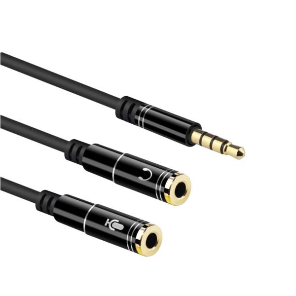 EC1641 ewent cable audio jack 3.5 m 2 jack 3.5 h 0.30mt