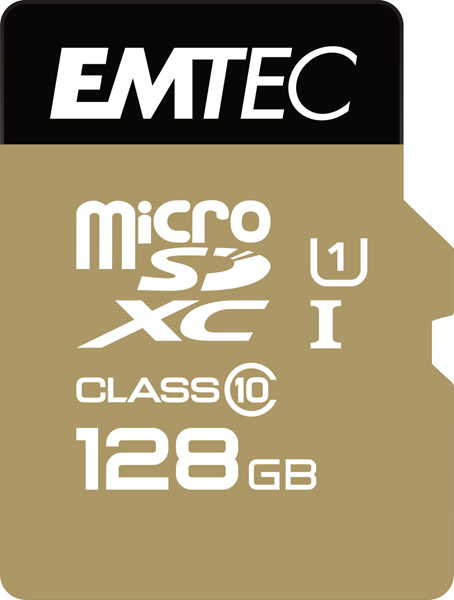 ECMSDM128GXC10GP memoria sd micro 128gb emtec elite gold 85mbs sd adapter class 10 uhs1 u1 ecmsdm128gxc10gp
