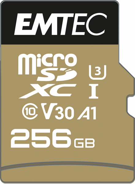 ECMSDM256GXC10SP memoria sd micro 256gb emtec speedin pro 95mb-s sd-adapter class 10 uhs1 u3 sd ecmsd256gxc10sp