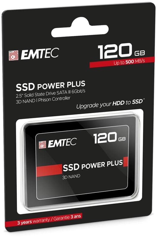 ECSSD120GX150 disco duro ssd 120gb 2.5p emtec x150 power plus 520mb s 6gbit s serial ata iii