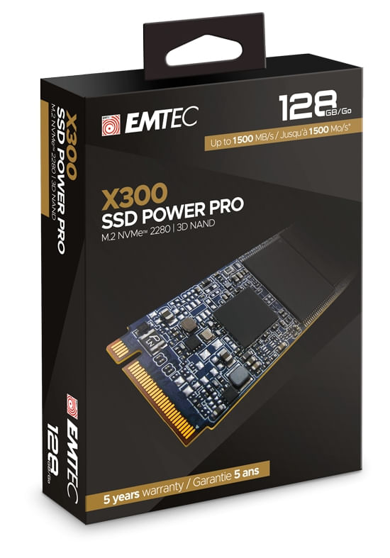 ECSSD128GX300 disco duro ssd 128gb m.2 emtec x300 1500mb s pci express 3.0 nvme