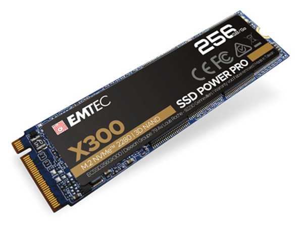 ECSSD256GX300 disco duro ssd 256gb m.2 emtec x300 1700mbs pci express 3.0 nvme