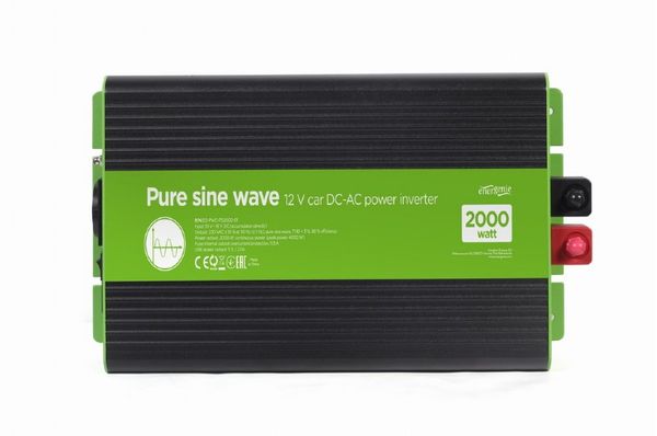 EG-PWC-PS2000-01 inversor corriente dc ac gembird coche de onda sinusoidal pura de 12 v 2000 w
