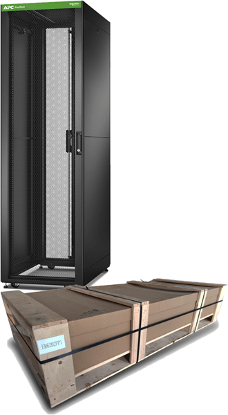 ER6202FP1 caja apc easy rack 600mm-42u-1000mm . with roof. side panel negro