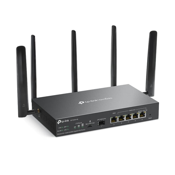 ER706W-4G router vpn tp link er706w 4g gigabit omada ax3000 ranura nanosim 4g 1p sfp y 5p rj45 omada mesh wifi6 doble banda