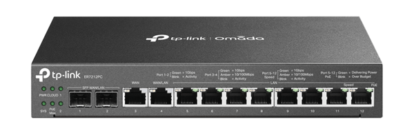 ER7212PC omada gigabit vpn router with poe-ports and controller abil it