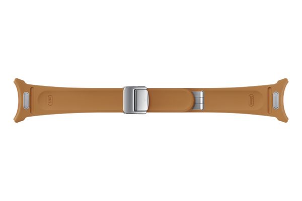 ET-SHR93SDEGEU correa hibrida cuero con hebilla en d marron claro watchs m