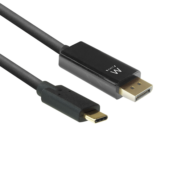 EW9826 cable de conversion ewent usb-c-displayport 4k 60hz 2m negro