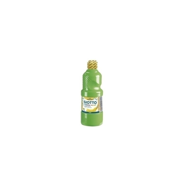 F535312 botella 500ml tempera lavable verde giotto f535312