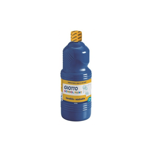 F53531700 botella 500ml tempera lavable azul giotto f53531700