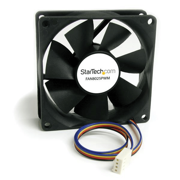 FAN8025PWM caja startech ventilador fan para chasis caja de ordenador pc torre-80x25mm-conector pwn negro