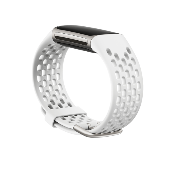 FB181SBWTL charge 5 sport band frost white large
