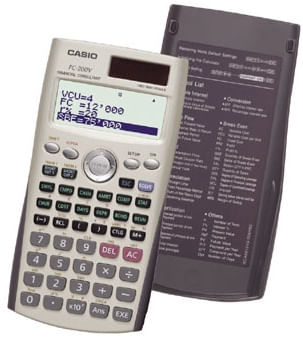 FC-200V-2 calculadora financiera casio fc 200v 2