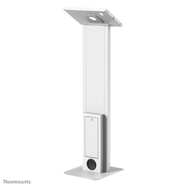 FL15-750WH1 neomounts by newstar floor stand with cabinet lockable ta bl