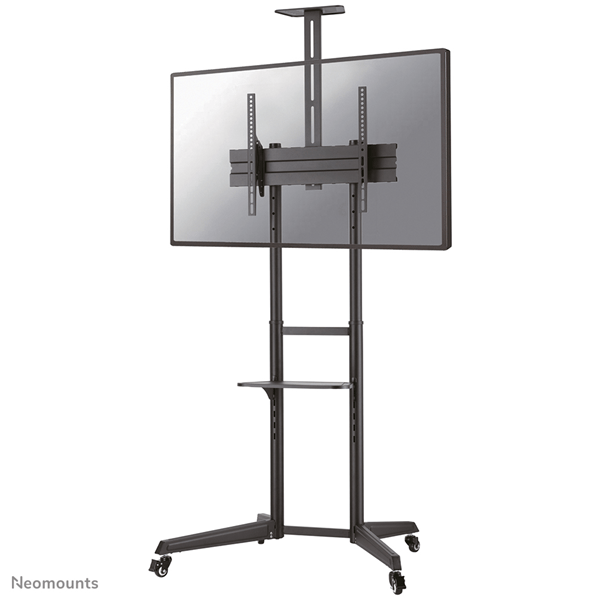 FL50-550BL1 mobile floor stand incl. av-and cam shelf height adjustab le