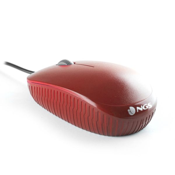 FLAMERED raton ngs flame red optico 1000dpi usb red