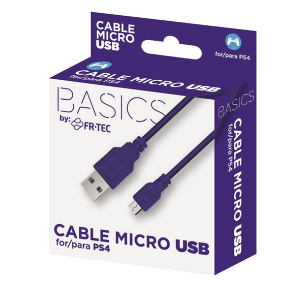 FT0018 cable micro usb to usb ps4 blue fr-t ec