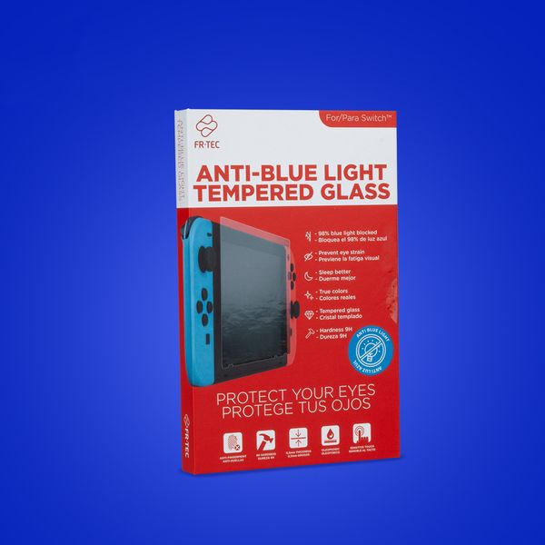 FT1036 cristal templado fr tec anti luz azul nintendo switch