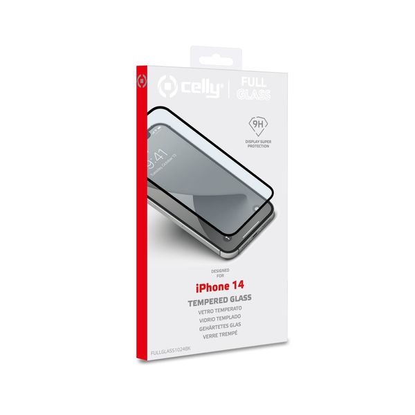 FULLGLASS1024BK celly protector de pantalla 2 5d iphone 14