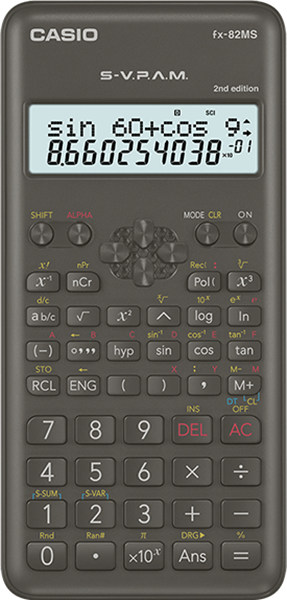 FX-82MS-2-W-ET-B calculadora cientifica de 12 digitos casio fx 82ms2