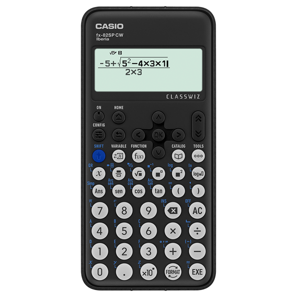 FX-82SPCW-W calculadora casio fx-82sp cw iberia classwiz cientifica-300 funciones 9 memorias con tapa