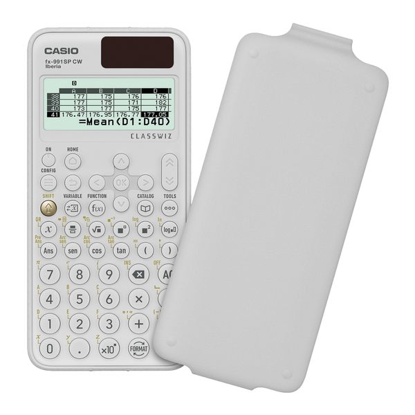 FX-991SPCW-WE-W calculadora casio fx 991sp cw iberia classwiz cientifica 560 funciones 9 memorias 10 2 digitos 5 idiomas con tapa
