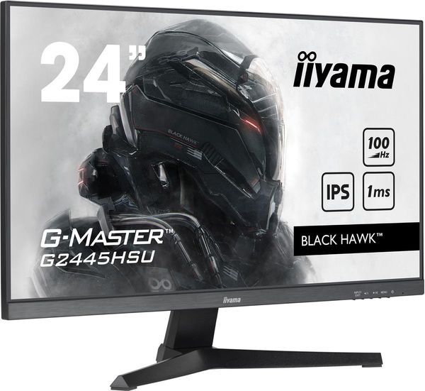 G2445HSU-B1 monitor iiyama 24p gaming g2445hsu b1. wqhd. ips. 1920 x 1080. 100hz. 1ms. usb. hdmi. displayport. alt. reg alt. pivotante