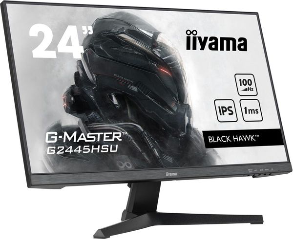 G2445HSU-B1 monitor iiyama 24p gaming g2445hsu b1. wqhd. ips. 1920 x 1080. 100hz. 1ms. usb. hdmi. displayport. alt. reg alt. pivotante