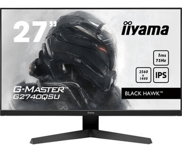 G2740QSU-B1 monitor iiyama g2740qsu-b1 27p fhd ete ips panel 27p ete ips-panel gaming. g-master black hawk. freesync. 2560x144075hz. 250cd ma. hdmi. displayport. 1ms mprt. speakers. usb-hub 2x2.0. black tuner black