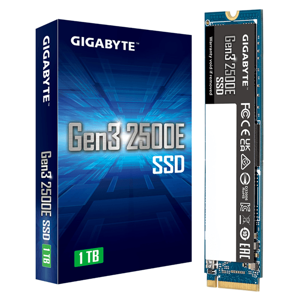 G325E1TB G10 disco duro ssd 1000gb m.2 gigabyte gen3 2500e ssd 1tb 2400mb-s pci express 3.0 nvme
