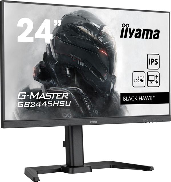 GB2445HSU-B1 monitor iiyama 24p 1920 x 1080 100hz 2.1 mpx 250cd 169 hdmi ips negro