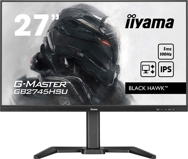 GB2745HSU-B1 monitor iiyama 27p-1920 x 1080-100hz-2.1 mpx-250cd-169-hdmi-ips-negro