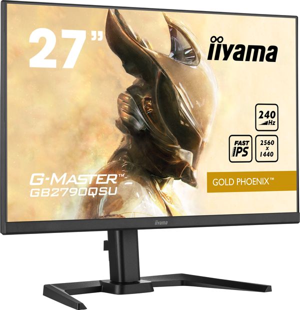 GB2790QSU-B5 monitor iiyama 27p gaming. wqhd. ips. 2560 x 1440. 240hz. 1ms. hdmi. displayport. alt. reg alt. pivotante