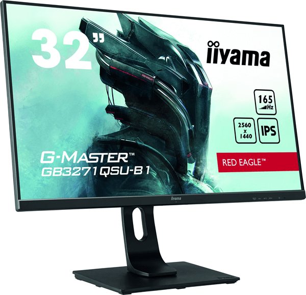 GB3271QSU-B1 monitor iiyama 32p gaming g-master. gb3271qsu-b1.qhd. 2560 x 1440. 1ms. 165hz. alt. incl. reg alt. usb. hdmi. displayport