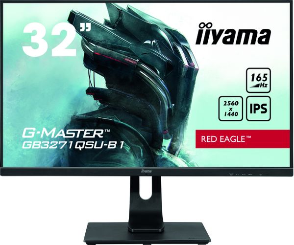 GB3271QSU-B1 monitor iiyama 32p gaming g master. gb3271qsu b1.qhd. 2560 x 1440. 1ms. 165hz. alt. incl. reg alt. usb. hdmi. displayport
