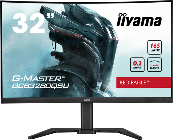 GCB3280QSU-B1 monitor iiyama 31.5p gaming curvo gcb3280qsu-b1. wqhd. 165hz. 0.2ms. hdmi. usb. displayport. alt. reg alt. giro. incl