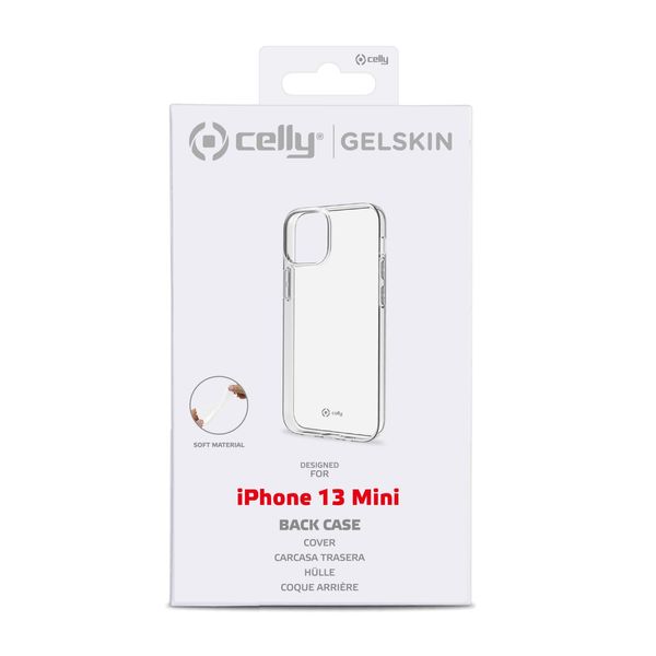 GELSKIN1006 celly cover gelskin tpu iphone 13 mini transparente