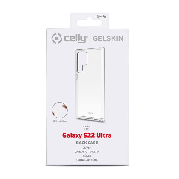 GELSKIN1012 celly cover gelskin tpu samsung s22 ultra transparente