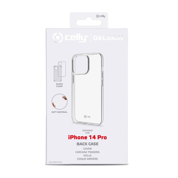 GELSKIN1025 celly cover gelskin tpu iphone 14 pro transparente