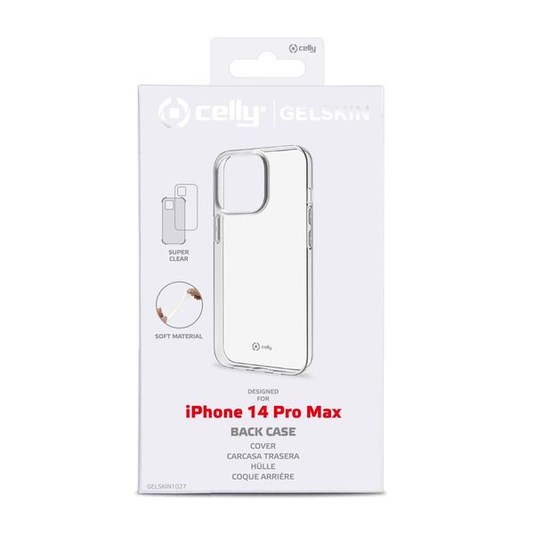 GELSKIN1027 celly cover gelskin tpu iphone 14 pro max transparente