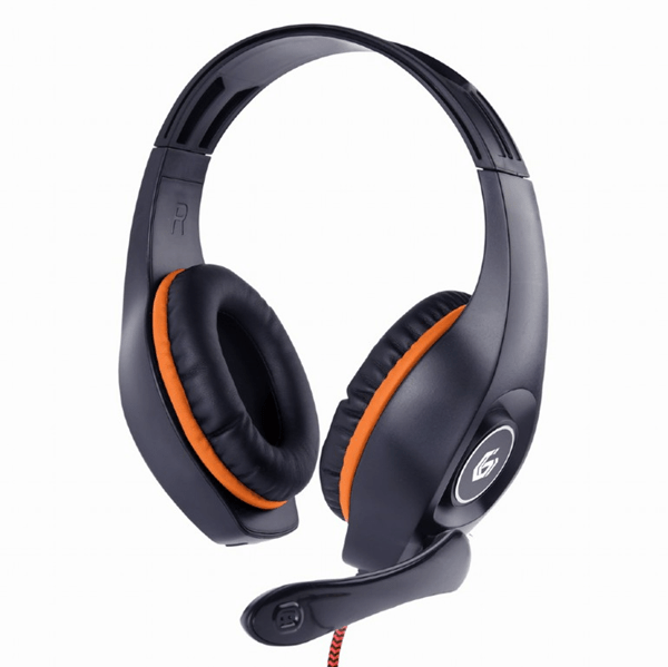 GHS-05-O auriculares gembird naranja-negro 3.5mm