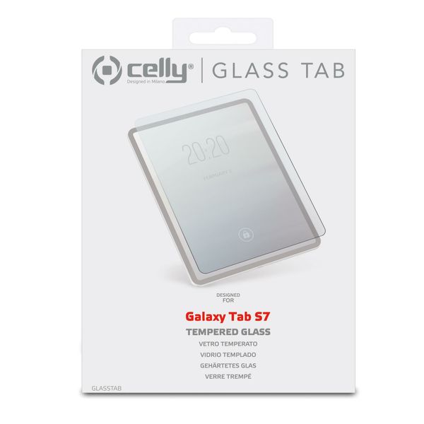 GLASSTAB04 celly protector de pantalla samsung tab s7 s8
