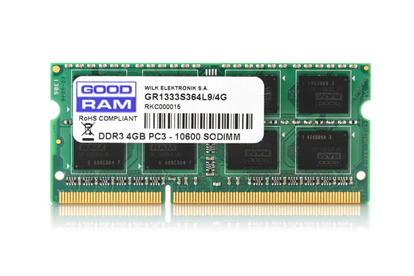 GR1333S364L9S/4G memoria ram portatil ddr3 4gb 1333mhz 1x4 cl9 good ram gr1333s364l9s-4g