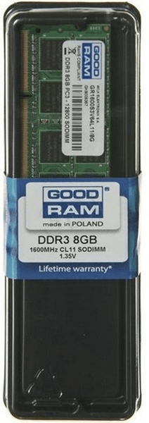 GR1600S3V64L11/8G memoria ram portatil ddr3 8gb 1600mhz 1x8 cl11 good ram gr1600s3v64l11-8g
