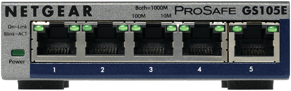 GS105E-200PES 5-port prosafe plus switch