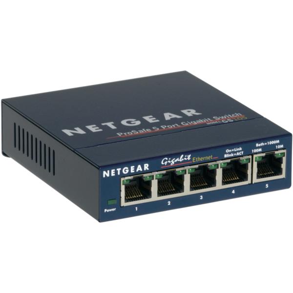 GS105GE switch 5 puertos 10 100 1000 netgear